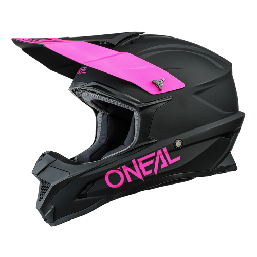 CAPACETE O´NEAL 2021 1SRS SOLID - PRETO / ROSA CAPACETE O´NEAL 2021 1SRS SOLID - PRETO / ROSA